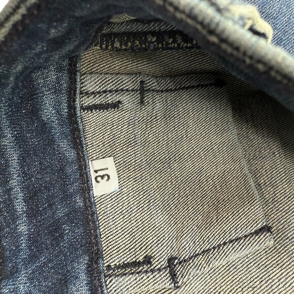 MCGUIRE Anthropologie Jeans Size Women's 31.  Gotham Slim.  Zip Fly USA Made - Picture 8 of 16
